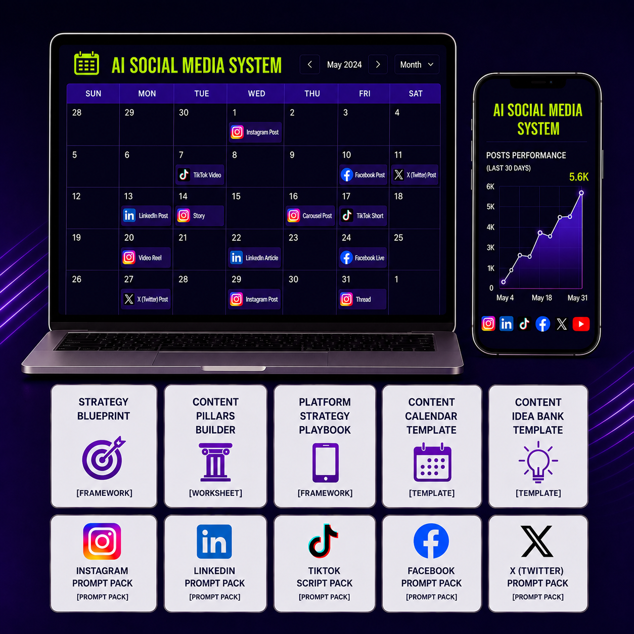 AI Social Media Full System preview